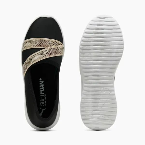 Puma Lifestyle Adelina 2 Snake Chic 039s SlipOn Shoes Puma Blackgold 8211 Women Puma Lifestyle Adelina 2 Snake Chic 039s SlipOn Shoes Puma Blackgold 8211 Women