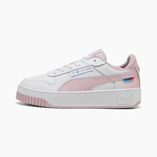 Puma Lifestyle BMW M Motorsport Carina Street 039s Sneakers Puma Whiterose Mauve 8211 Women