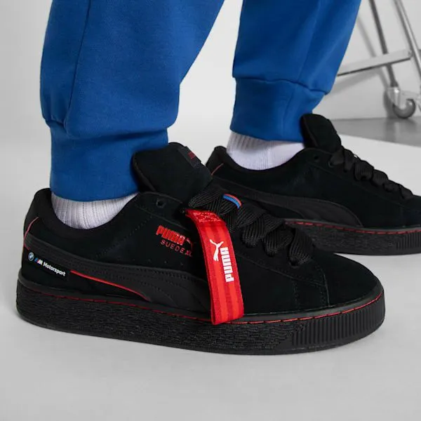 Puma Lifestyle BMW M Motorsport Suede XL Sneakers Puma Blackpop Red 8211 Women Puma Lifestyle BMW M Motorsport Suede XL Sneakers Puma Blackpop Red 8211 Women