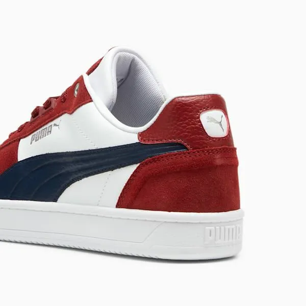 Puma Lifestyle Caven 20 Lux Suede 039s Sneakers Intense Redclub Navypuma White 8211 Men Puma Lifestyle Caven 20 Lux Suede 039s Sneakers Intense Redclub Navypuma White 8211 Men