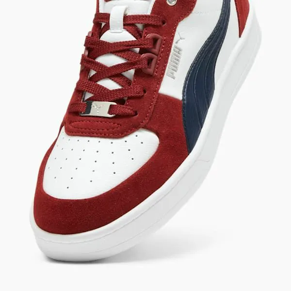 Puma Lifestyle Caven 20 Lux Suede 039s Sneakers Intense Redclub Navypuma White 8211 Men Puma Lifestyle Caven 20 Lux Suede 039s Sneakers Intense Redclub Navypuma White 8211 Men