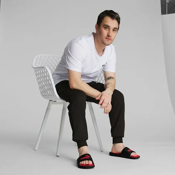 Puma Lifestyle Cool Cat 20 039s Slides Puma Blackpuma Redpuma Red 8211 Men