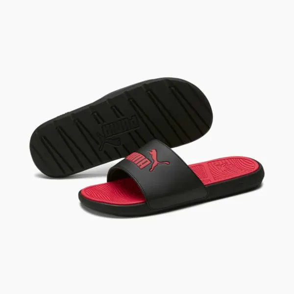 Puma Lifestyle Cool Cat 20 039s Slides Puma Blackpuma Redpuma Red 8211 Men