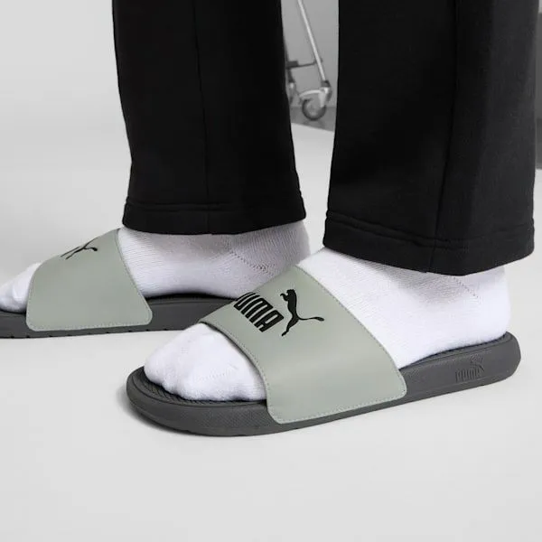 Puma Lifestyle Cool Cat 20 039s Slides Smokey Graypuma Black 8211 Men