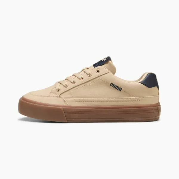 Puma Lifestyle Court Classic Vulcanized 039s Sneakers Light Sandnew Navygum 8211 Men Puma Lifestyle Court Classic Vulcanized 039s Sneakers Light Sandnew Navygum 8211 Men