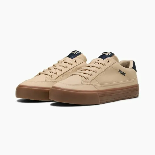 Puma Lifestyle Court Classic Vulcanized 039s Sneakers Light Sandnew Navygum 8211 Men Puma Lifestyle Court Classic Vulcanized 039s Sneakers Light Sandnew Navygum 8211 Men