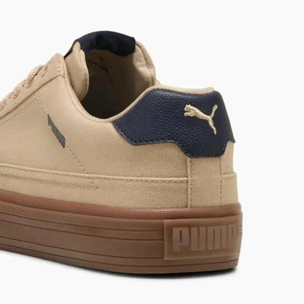 Puma Lifestyle Court Classic Vulcanized 039s Sneakers Light Sandnew Navygum 8211 Men Puma Lifestyle Court Classic Vulcanized 039s Sneakers Light Sandnew Navygum 8211 Men