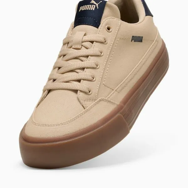 Puma Lifestyle Court Classic Vulcanized 039s Sneakers Light Sandnew Navygum 8211 Men Puma Lifestyle Court Classic Vulcanized 039s Sneakers Light Sandnew Navygum 8211 Men