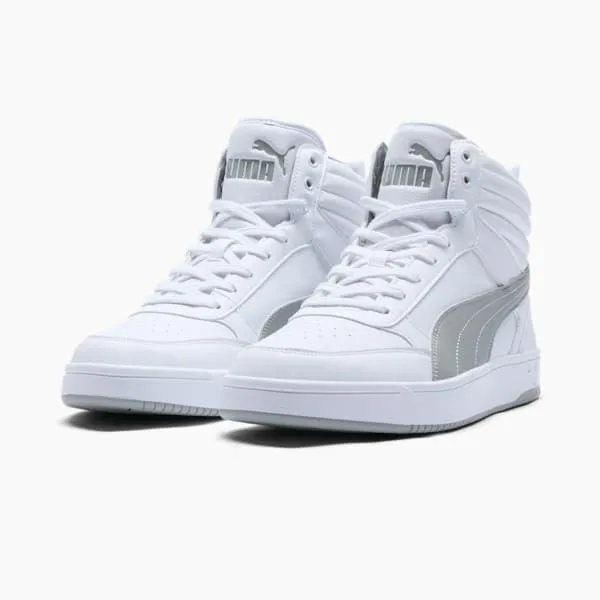 Puma Lifestyle Dribble 039s Mid Top Sneakers Puma Whitesmokey Gray 8211 Men
