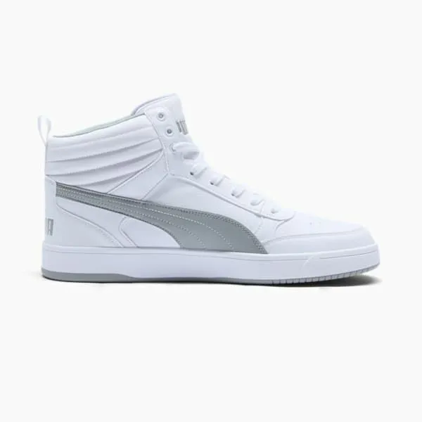 Puma Lifestyle Dribble 039s Mid Top Sneakers Puma Whitesmokey Gray 8211 Men
