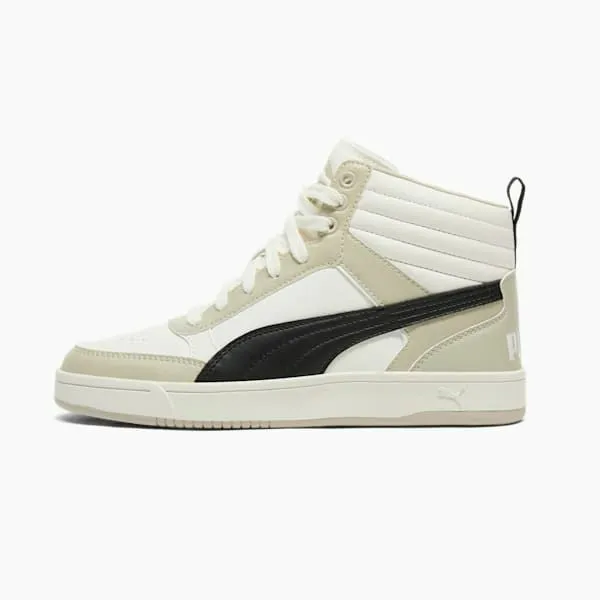 Puma Lifestyle Dribble 039s Mid Top Sneakers Warm Whitepuma Blackdesert Dust 8211 Men Puma Lifestyle Dribble 039s Mid Top Sneakers Warm Whitepuma Blackdesert Dust 8211 Men