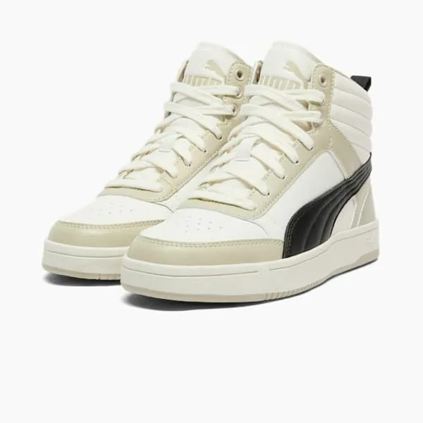 Puma Lifestyle Dribble 039s Mid Top Sneakers Warm Whitepuma Blackdesert Dust 8211 Men Puma Lifestyle Dribble 039s Mid Top Sneakers Warm Whitepuma Blackdesert Dust 8211 Men