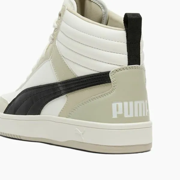Puma Lifestyle Dribble 039s Mid Top Sneakers Warm Whitepuma Blackdesert Dust 8211 Men Puma Lifestyle Dribble 039s Mid Top Sneakers Warm Whitepuma Blackdesert Dust 8211 Men