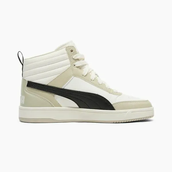 Puma Lifestyle Dribble 039s Mid Top Sneakers Warm Whitepuma Blackdesert Dust 8211 Men Puma Lifestyle Dribble 039s Mid Top Sneakers Warm Whitepuma Blackdesert Dust 8211 Men