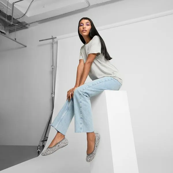 Puma Lifestyle Iliana Leopard 039s SlipOn Shoes Flat Medium Graygalactic Gray 8211 Women Puma Lifestyle Iliana Leopard 039s SlipOn Shoes Flat Medium Graygalactic Gray 8211 Women