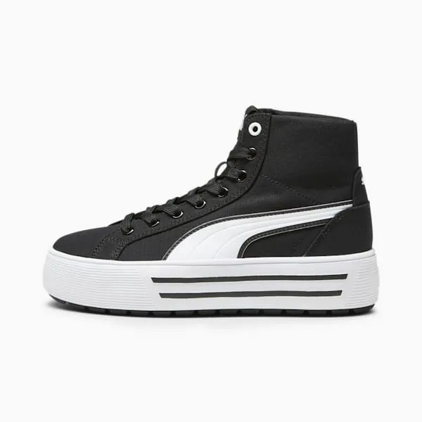 Puma Lifestyle Kaia 20 039s Mid Top Sneakers Puma Blackpuma White 8211 Women