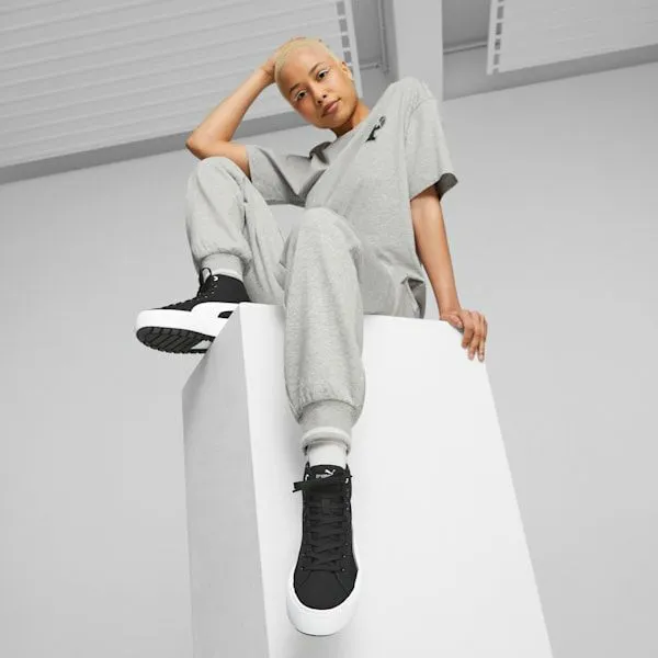 Puma Lifestyle Kaia 20 039s Mid Top Sneakers Puma Blackpuma White 8211 Women Puma Lifestyle Kaia 20 039s Mid Top Sneakers Puma Blackpuma White 8211 Women