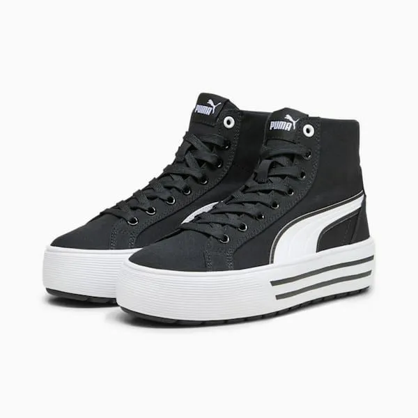 Puma Lifestyle Kaia 20 039s Mid Top Sneakers Puma Blackpuma White 8211 Women Puma Lifestyle Kaia 20 039s Mid Top Sneakers Puma Blackpuma White 8211 Women