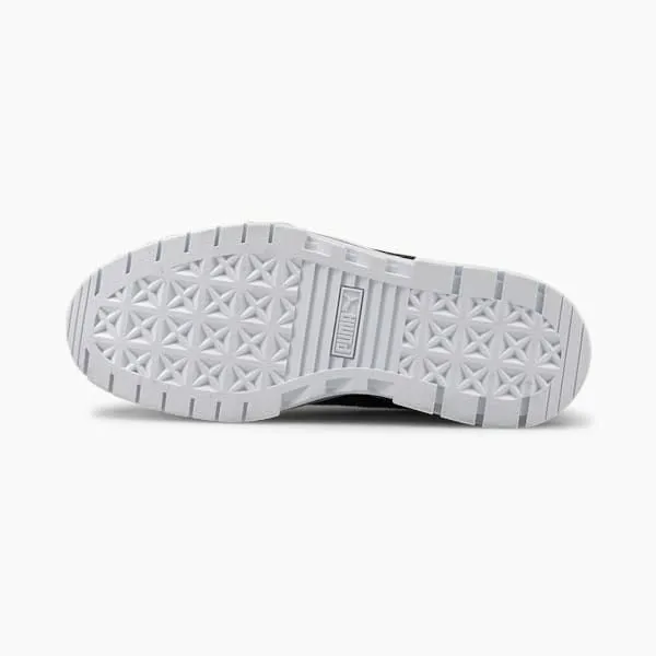 Puma Lifestyle Mayze Leather 039s Sneakers Puma Whitepuma Black 8211 Women