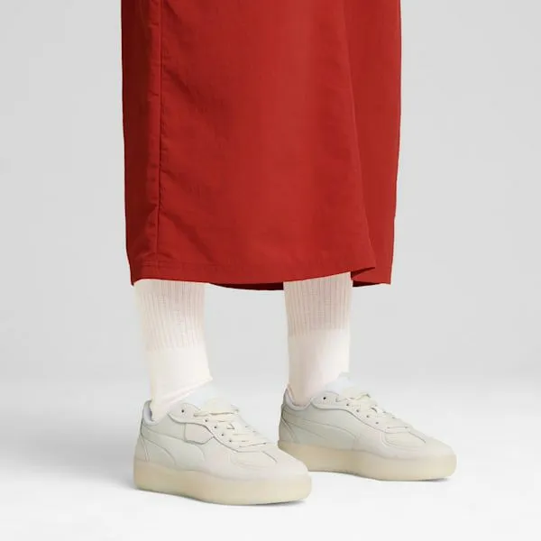 Puma Lifestyle Palermo Moda Elevated 039s Sneakers Vapor Graywarm White 8211 Women Puma Lifestyle Palermo Moda Elevated 039s Sneakers Vapor Graywarm White 8211 Women