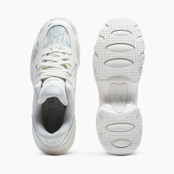 Puma Lifestyle Pulsar Wedge Monogram 039s Sneakers Warm Whiteglacial Graypuma Silver 8211 Women Puma Lifestyle Pulsar Wedge Monogram 039s Sneakers Warm Whiteglacial Graypuma Silver 8211 Women