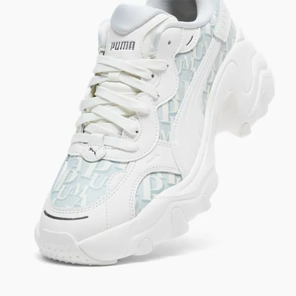 Puma Lifestyle Pulsar Wedge Monogram 039s Sneakers Warm Whiteglacial Graypuma Silver 8211 Women Puma Lifestyle Pulsar Wedge Monogram 039s Sneakers Warm Whiteglacial Graypuma Silver 8211 Women