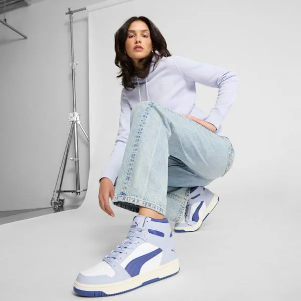 Puma Lifestyle Rebound LayUP 039s Mid Top Sneakers Puma Whiteblue Crystalcool Weather 8211 Women Puma Lifestyle Rebound LayUP 039s Mid Top Sneakers Puma Whiteblue Crystalcool Weather 8211 Women