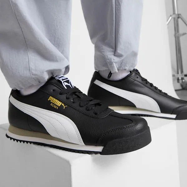 Puma Lifestyle Roma 24 Sneakers Puma Blackpuma Whitesmokey Gray 8211 Men