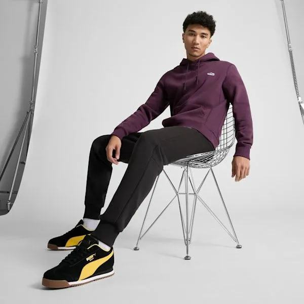 Puma Lifestyle Roma Suede 039s Sneakers Puma Blacksunny Yellow 8211 Men