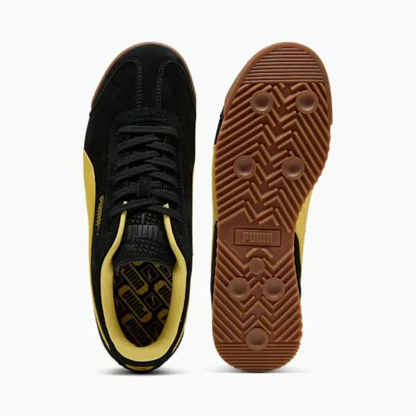 Puma Lifestyle Roma Suede 039s Sneakers Puma Blacksunny Yellow 8211 Men