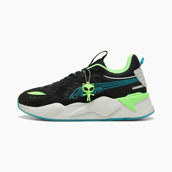 Puma Lifestyle RSX Alien 039s Sneakers Puma Blacktropical Blue 8211 Men