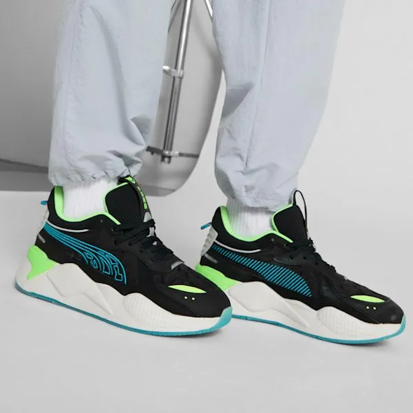 Puma Lifestyle RSX Alien 039s Sneakers Puma Blacktropical Blue 8211 Men