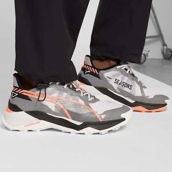 Puma Lifestyle SEASONS Explore NITRO 2 039s Trail Running Shoes Cast Ironglowing Redfeather Gray 8211 Men Puma Lifestyle SEASONS Explore NITRO 2 039s Trail Running Shoes Cast Ironglowing Redfeather Gray 8211 Men
