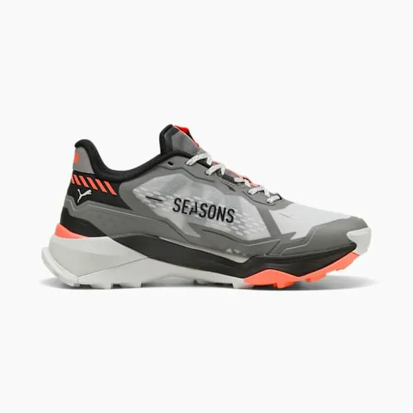 Puma Lifestyle SEASONS Explore NITRO 2 039s Trail Running Shoes Cast Ironglowing Redfeather Gray 8211 Men Puma Lifestyle SEASONS Explore NITRO 2 039s Trail Running Shoes Cast Ironglowing Redfeather Gray 8211 Men