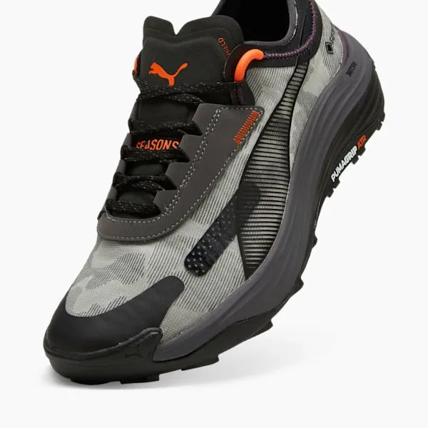 Puma Lifestyle SEASONS Voyage NITRO 3 GORETEX 039s Trail Running Shoes Dark Coalflame Flicker 8211 Men Puma Lifestyle SEASONS Voyage NITRO 3 GORETEX 039s Trail Running Shoes Dark Coalflame Flicker 8211 Men