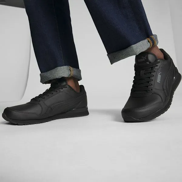 Puma Lifestyle ST Runner V3 Leather 039s Sneakers Puma Blackpuma Black 8211 Men Puma Lifestyle ST Runner V3 Leather 039s Sneakers Puma Blackpuma Black 8211 Men