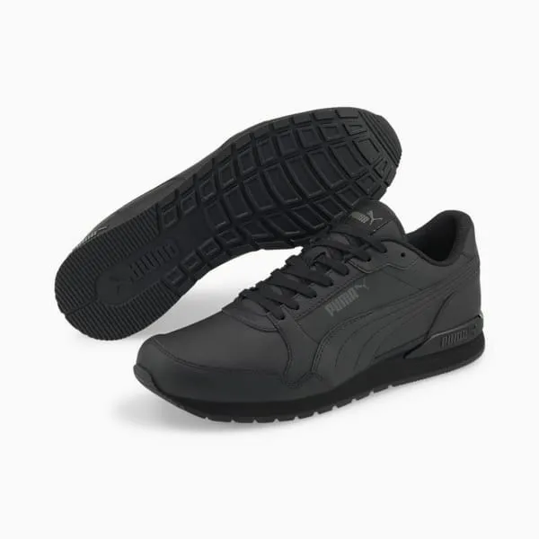 Puma Lifestyle ST Runner V3 Leather 039s Sneakers Puma Blackpuma Black 8211 Men Puma Lifestyle ST Runner V3 Leather 039s Sneakers Puma Blackpuma Black 8211 Men