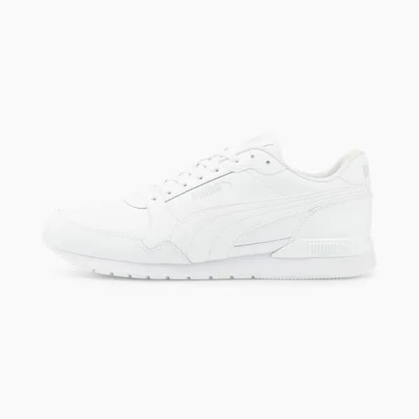 Puma Lifestyle ST Runner V3 Leather 039s Sneakers Puma Whitepuma Whitegray Violet 8211 Men Puma Lifestyle ST Runner V3 Leather 039s Sneakers Puma Whitepuma Whitegray Violet 8211 Men
