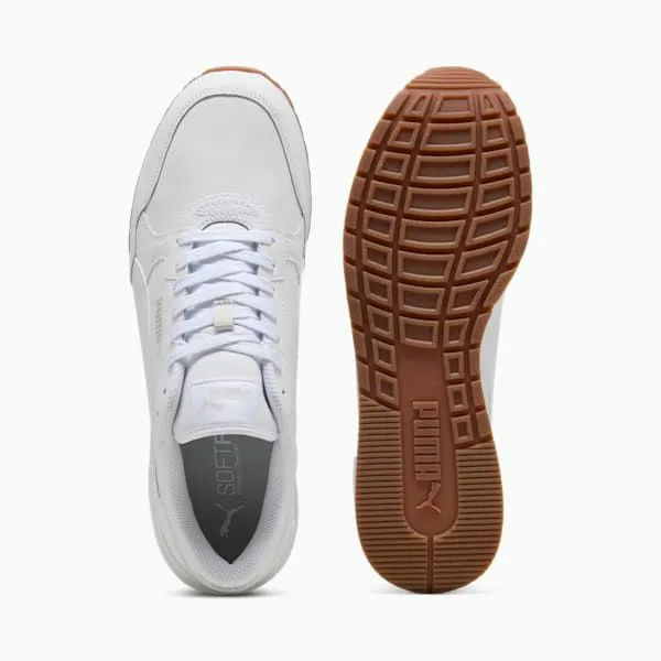 Puma Lifestyle ST Runner V4 Leather 039s Sneakers Puma Whiteglacial Graygum 8211 Men Puma Lifestyle ST Runner V4 Leather 039s Sneakers Puma Whiteglacial Graygum 8211 Men