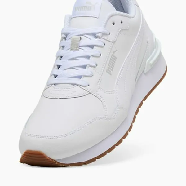 Puma Lifestyle ST Runner V4 Leather 039s Sneakers Puma Whiteglacial Graygum 8211 Men Puma Lifestyle ST Runner V4 Leather 039s Sneakers Puma Whiteglacial Graygum 8211 Men