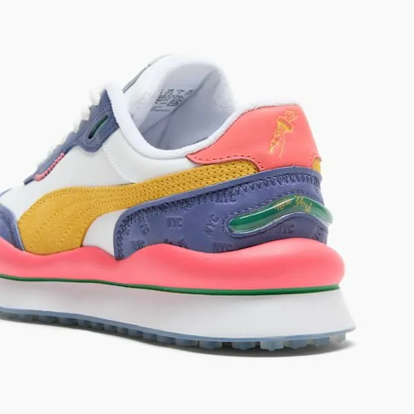 Puma Lifestyle Style Rider NYC Flagship 039s Sneakers Puma Whitesunny Yellowblue Crystalpeach Frost 8211 Women Puma Lifestyle Style Rider NYC Flagship 039s Sneakers Puma Whitesunny Yellowblue Crystalpeach Frost 8211 Women