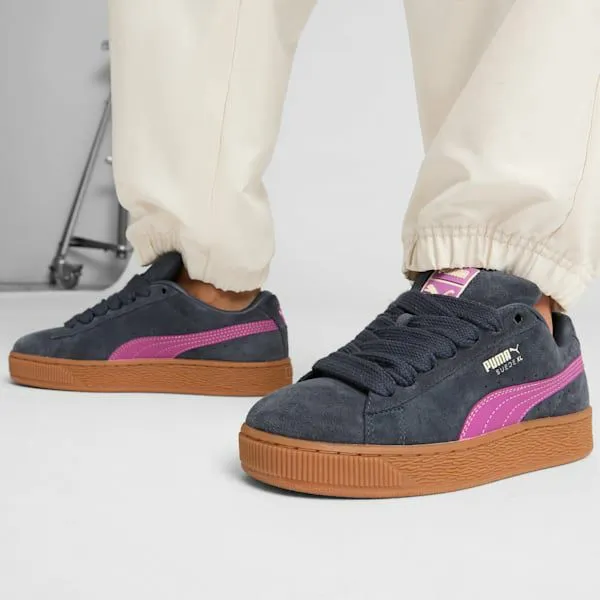 Puma Lifestyle Suede XL 039s Sneakers Galactic Graywild Berry 8211 Women