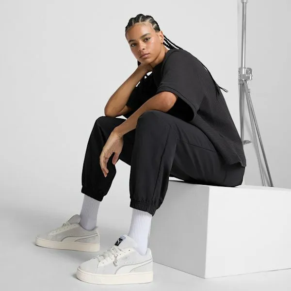 Puma Lifestyle Suede XL Glam Athletics 039s Sneakers Feather Graywarm White 8211 Women Puma Lifestyle Suede XL Glam Athletics 039s Sneakers Feather Graywarm White 8211 Women