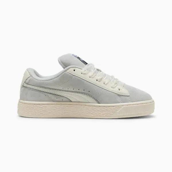 Puma Lifestyle Suede XL Glam Athletics 039s Sneakers Feather Graywarm White 8211 Women Puma Lifestyle Suede XL Glam Athletics 039s Sneakers Feather Graywarm White 8211 Women