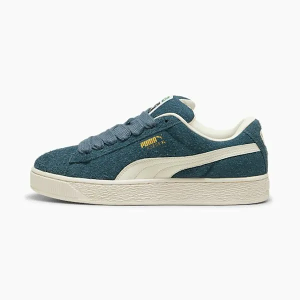 Puma Lifestyle Suede XL Hairy Sneakers Gray Skiesfrosted Ivory 8211 Men