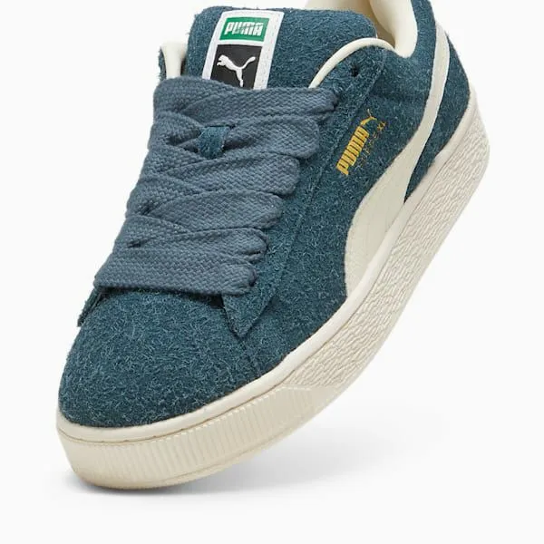 Puma Lifestyle Suede XL Hairy Sneakers Gray Skiesfrosted Ivory 8211 Men