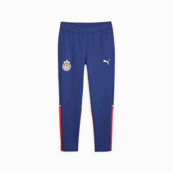 Puma Pants CD Guadalajara 039s Soccer Pants Elektro Bluepuma Red 8211 Men