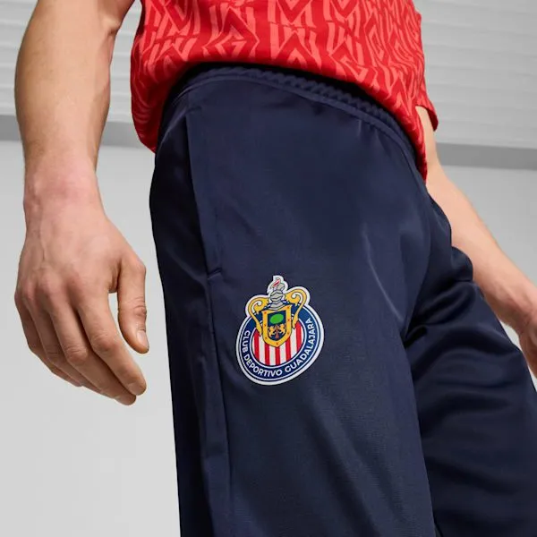 Puma Pants CD Guadalajara 039s Soccer Track Pants Puma Navypuma Red 8211 Men