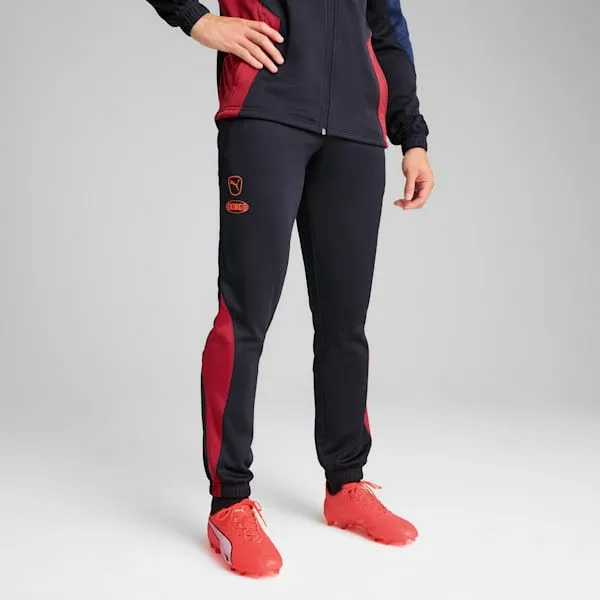 Puma Pants KING Pro 039s Soccer Training Pants New Navydark Crimson 8211 Men