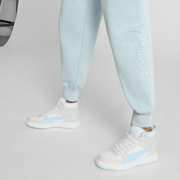 Puma Pants Tonal Script 039s Sweatpants Frosted Dew 8211 Women